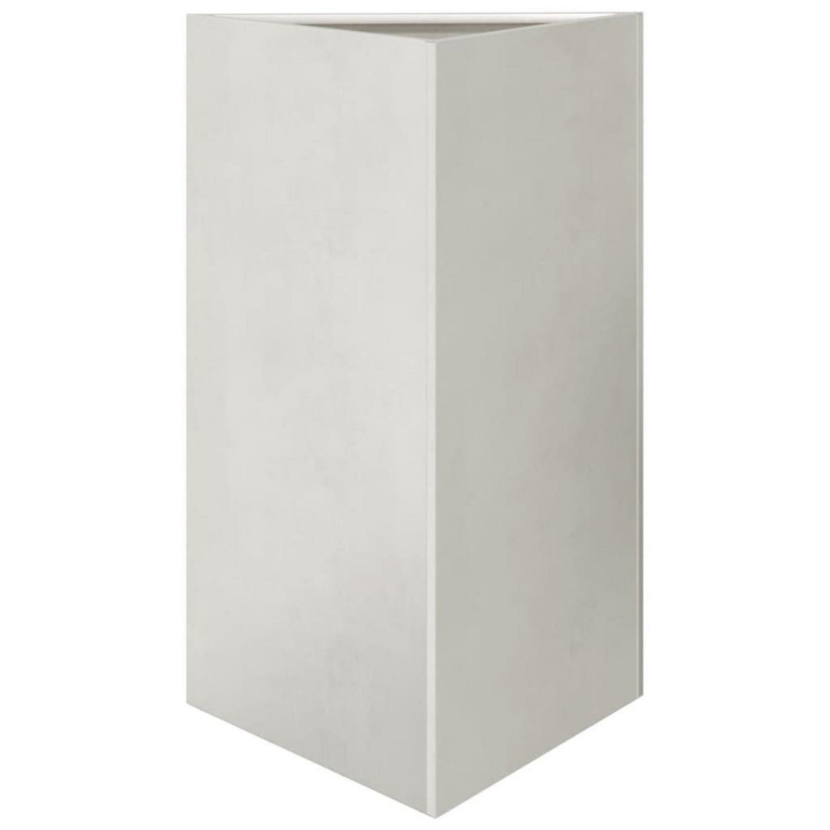 VIDAXL Jardiniere triangulaire 50x43x75 cm acier inoxydable