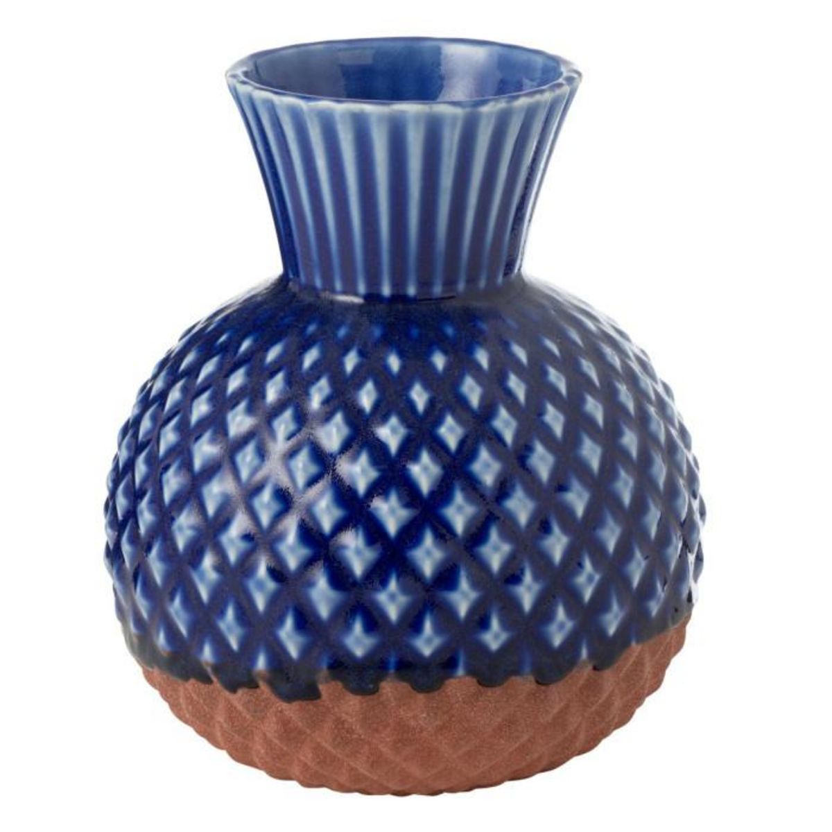Paris Prix Vase Rond en Porcelaine  Leo  21cm Bleu