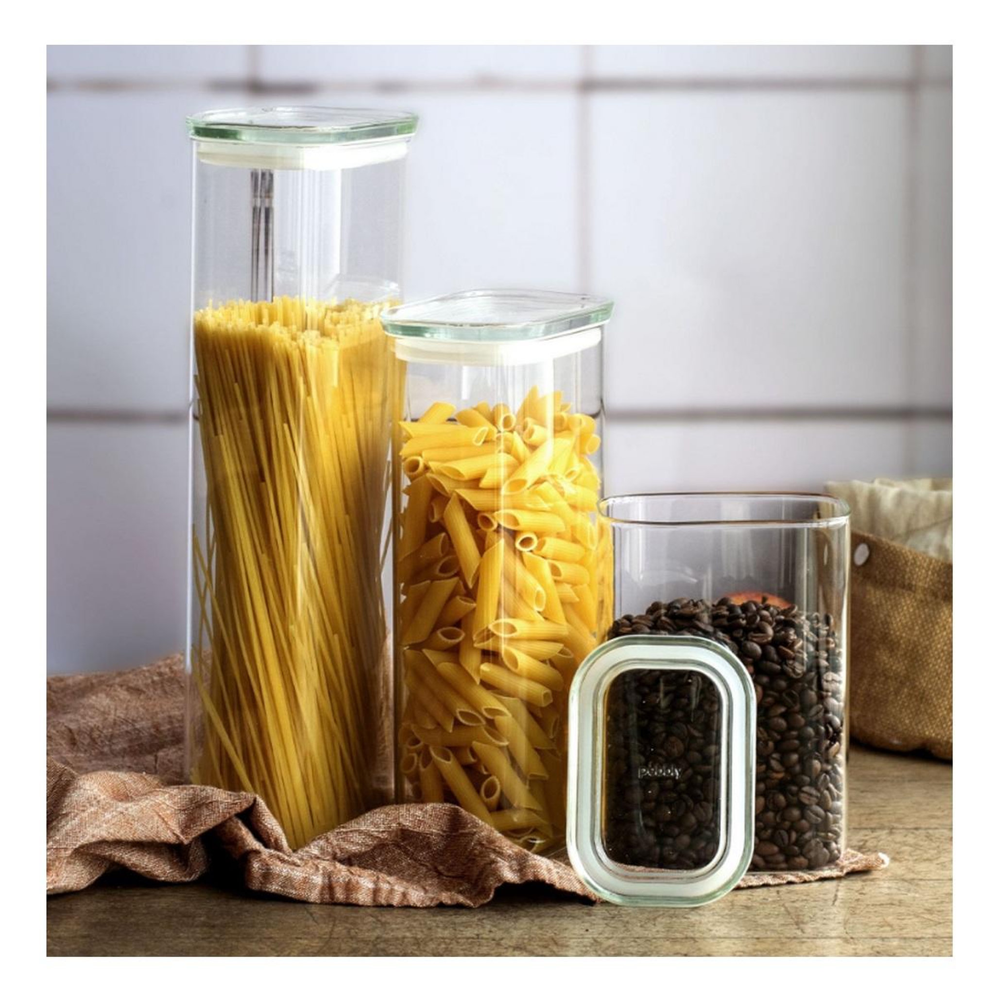 Voir la diapositive 4 : PEBBLY Boîte alimentaire 2.6l verre - PKV-066