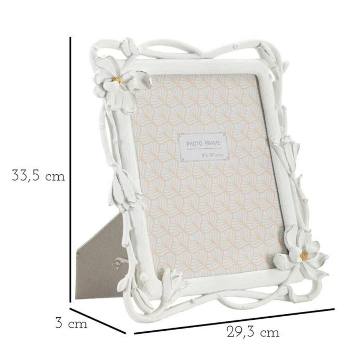 Paris Prix Cadre Photo Déco Fleurs  Magnolia  20x25cm Blanc