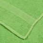Voir la diapositive 6 : VIDAXL Serviettes d invité 4pcs vert pomme 30x50cm 360 g m² 100% coton