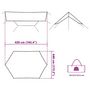 Voir la diapositive 6 : VIDAXL Bache de camping vert 420x440 cm impermeable