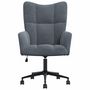 Voir la diapositive 3 : VIDAXL Chaise de relaxation Gris fonce Velours