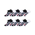 FILA Lot de 12 Paires de Chaussettes socquettes homme. Coloris disponibles : Noir