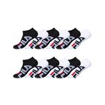 FILA Lot de 12 Paires de Chaussettes socquettes homme. Coloris disponibles : Noir