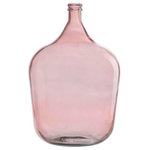 Paris Prix Vase Design en Verre  Bouteille Déco  55cm Rose