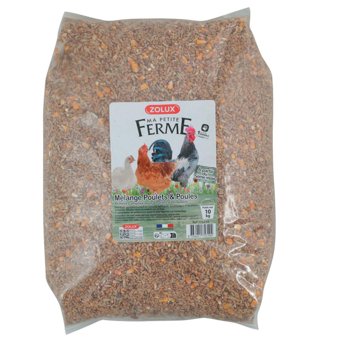 Zolux Mélange poule et poulet  10kg