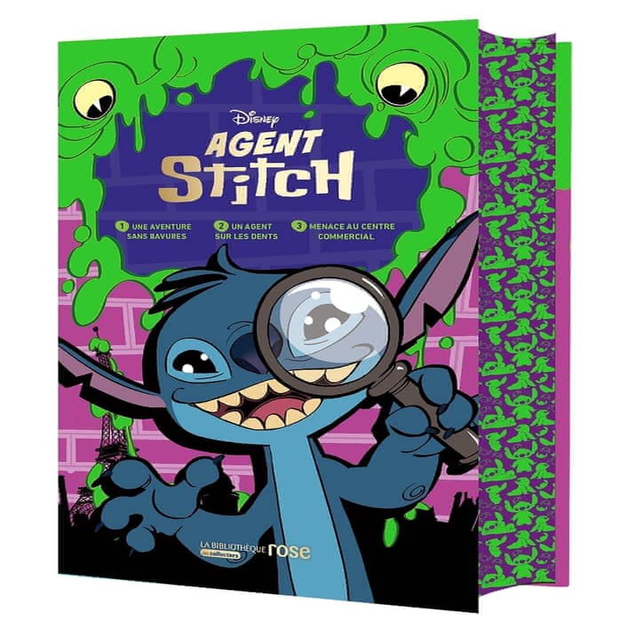 AGENT STITCH TOMES 1 A 3 : TOME 1, UNE AVENTURE SANS BAVURES ; TOME 2, UN AGENT SUR LES DENTS ; TOME 3, MENACE AU CENTRE COMMERCIAL. EDITION COLLECTOR, Disney