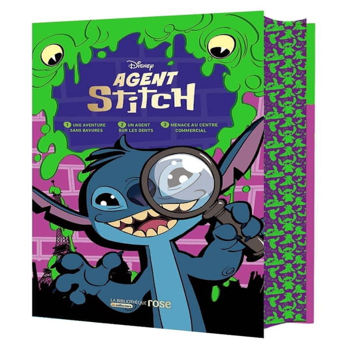 AGENT STITCH TOMES 1 A 3 : TOME 1, UNE AVENTURE SANS BAVURES ; TOME 2, UN AGENT SUR LES DENTS ; TOME 3, MENACE AU CENTRE COMMERCIAL. EDITION COLLECTOR, Disney