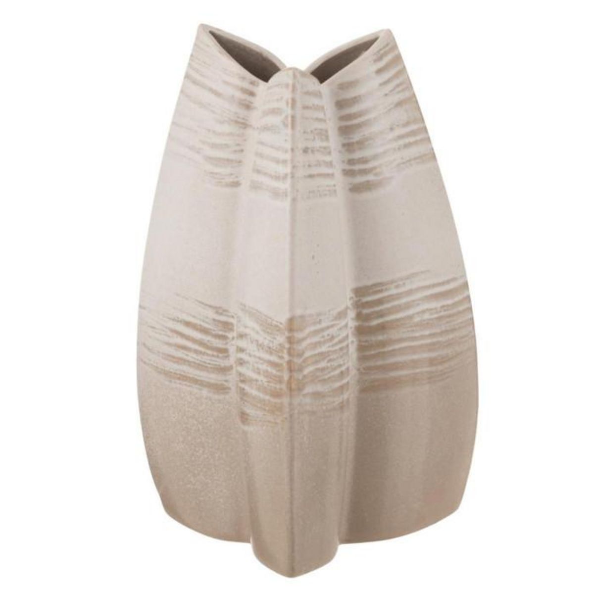 Paris Prix Vase Abstrait Tripode  Dewayne  39cm Beige