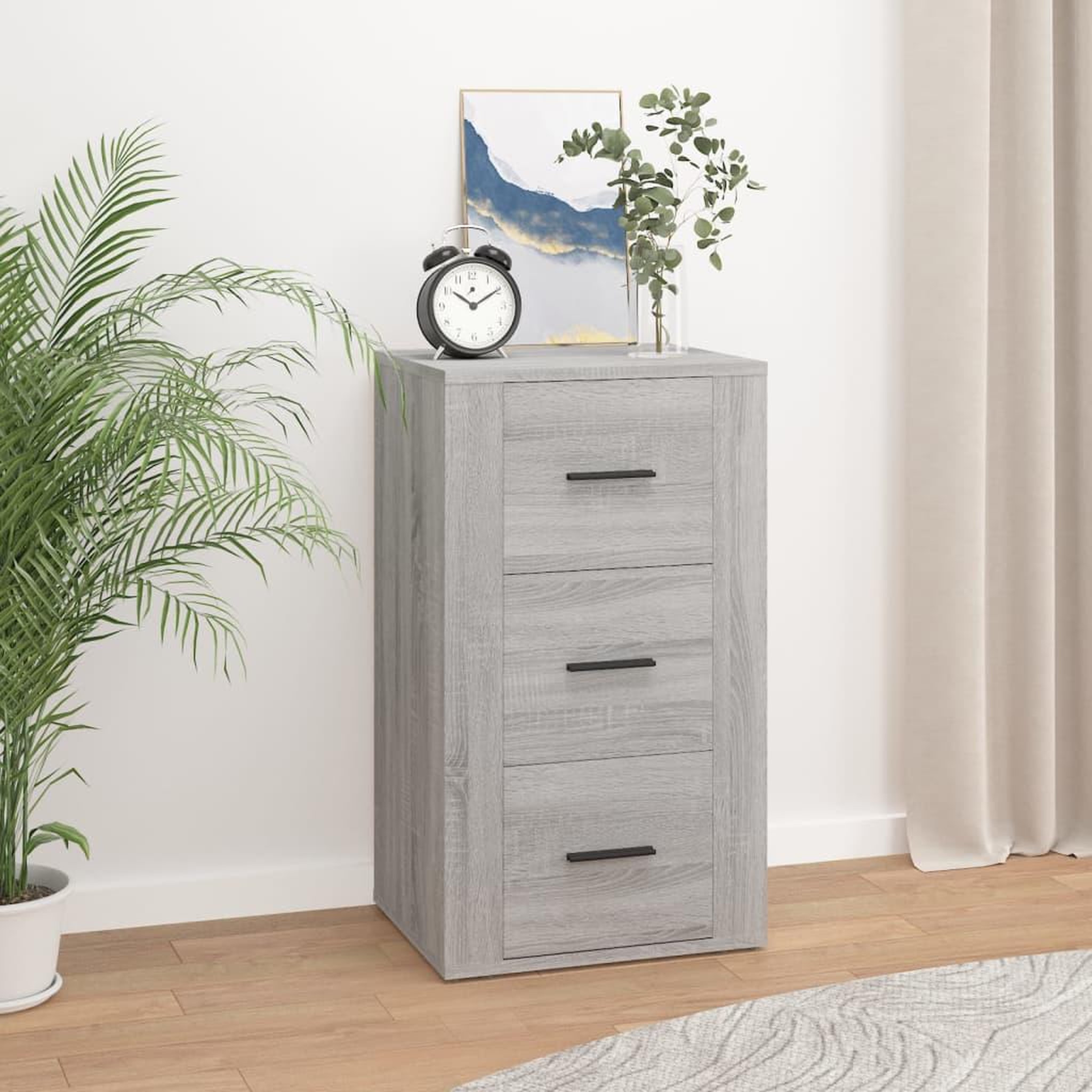 Voir la diapositive 1 : VIDAXL Buffet Sonoma gris 40x33x70 cm Bois d'ingenierie