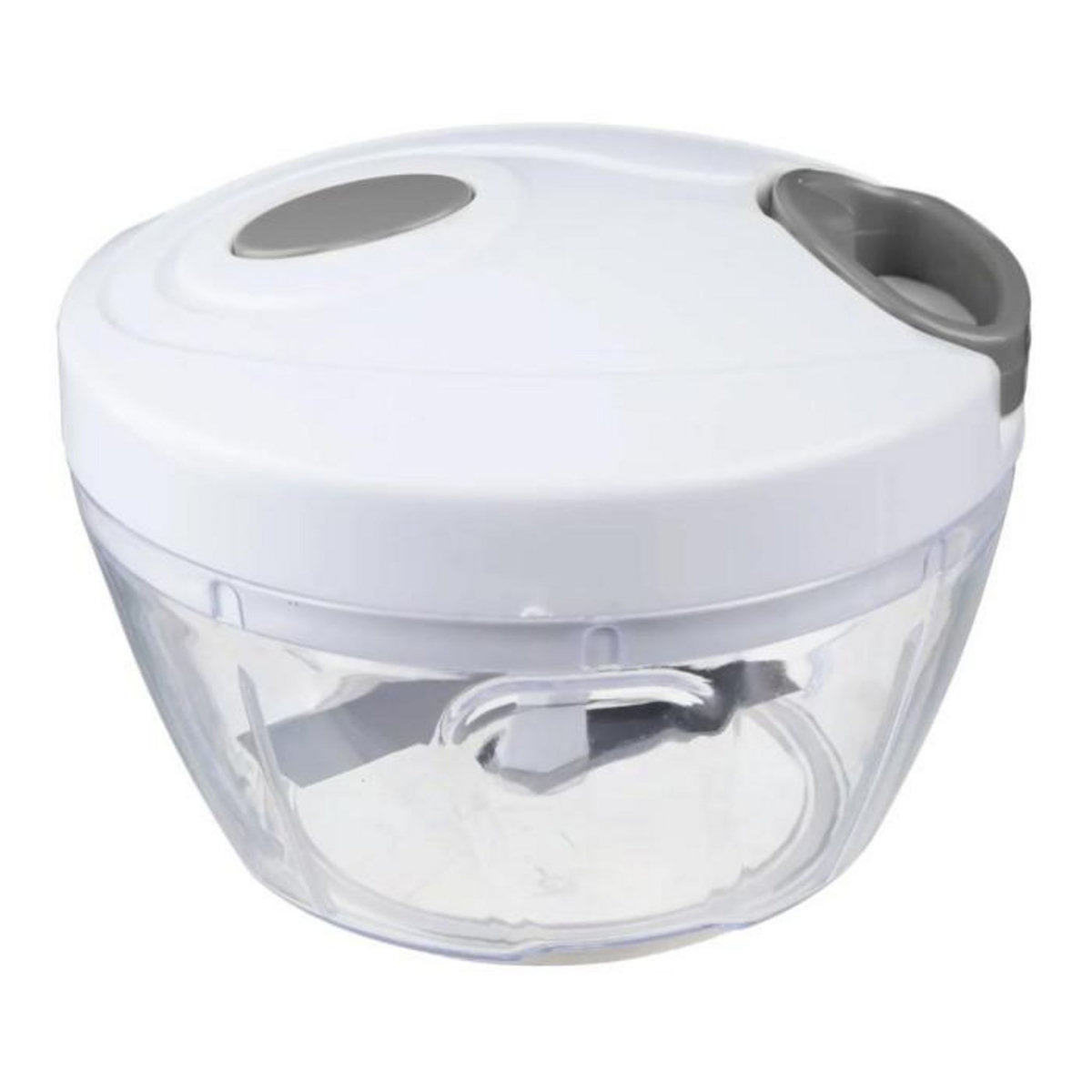 FIVE Hâchoir Manuel à Fil en Inox  Bicolore  12cm Blanc & Gris