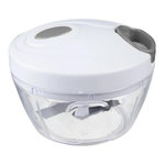 FIVE Hâchoir Manuel à Fil en Inox  Bicolore  12cm Blanc & Gris