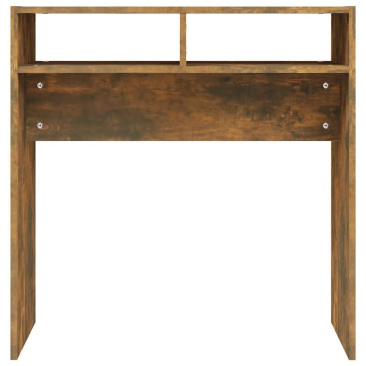 VIDAXL Table console Chêne fumé 78x30x80 cm Bois d ingénierie