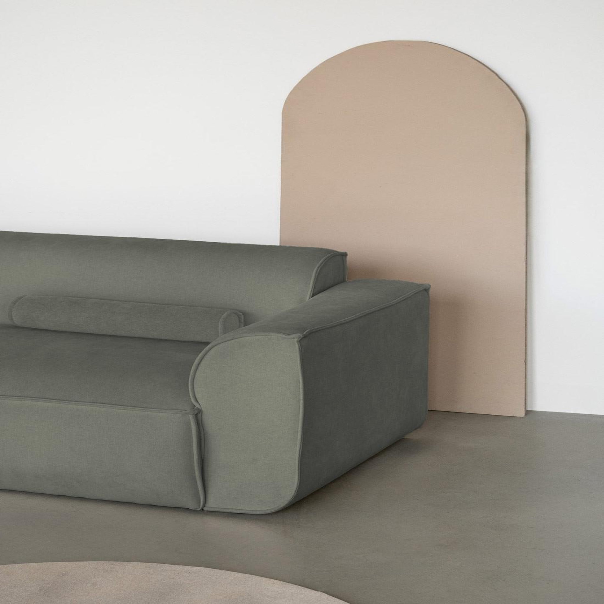 Voir la diapositive 3 : BEST MOBILIER Felix - module d'assise droit en tissu texturé