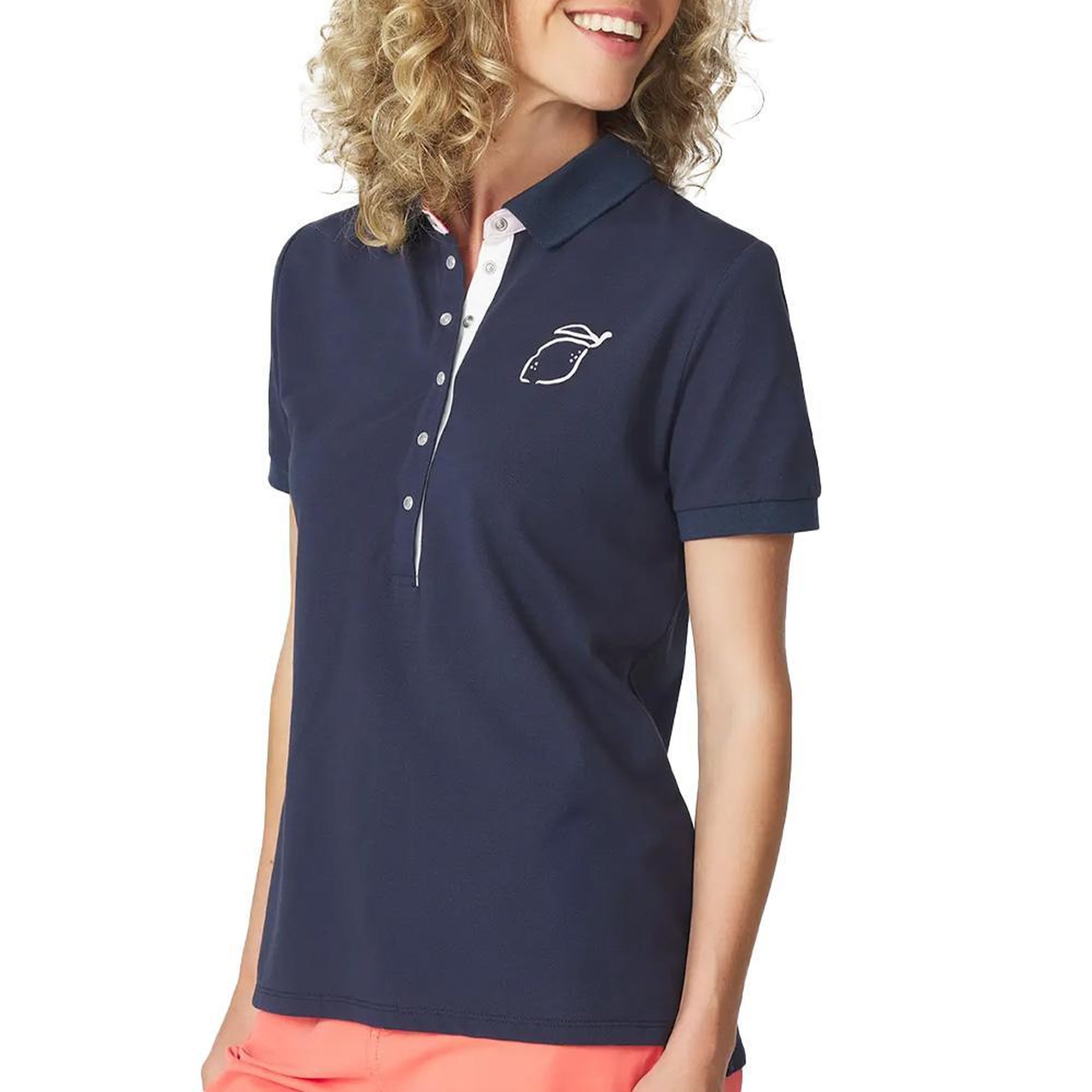 TBS Polo Marine Femme TBS BONIEPOL. Coloris disponibles : Bleu
