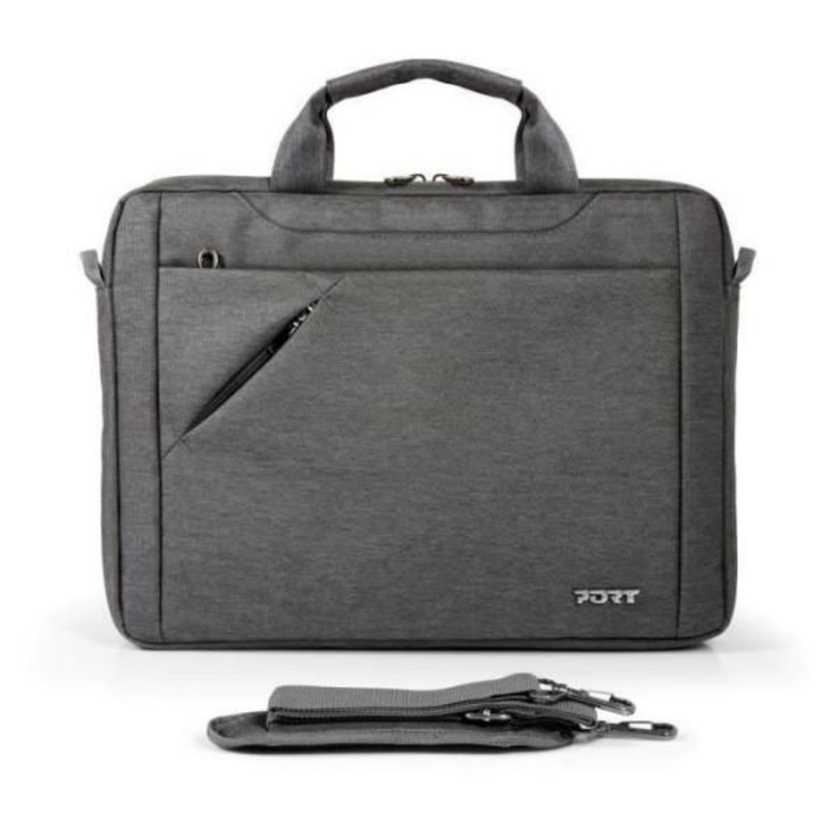 PORT DESIGNS Sacoche PC - PORT DESIGNS - Pour ordinateur portable ECO SYDNEY - 13/14 pouces - Gris