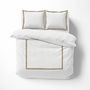 Voir la diapositive 3 : Paris Prix Parure de Lit 3 Pièces  Lauraline  240x220cm Blanc