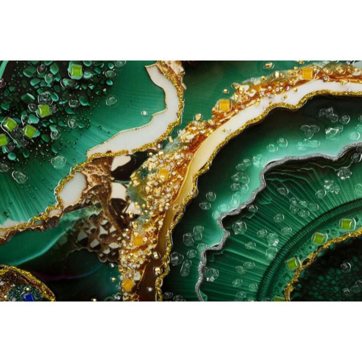 Paris Prix Tableau Imprimé Déco  Smeraldy  62x82cm Vert