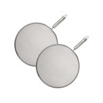 Fackelmann Ensemble de 2 Couvercles anti projection 29 cm Fackelmann Basic