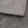Voir la diapositive 5 : VIDAXL Couverture lestee avec housse Gris 122x183 cm 9 kg Tissu