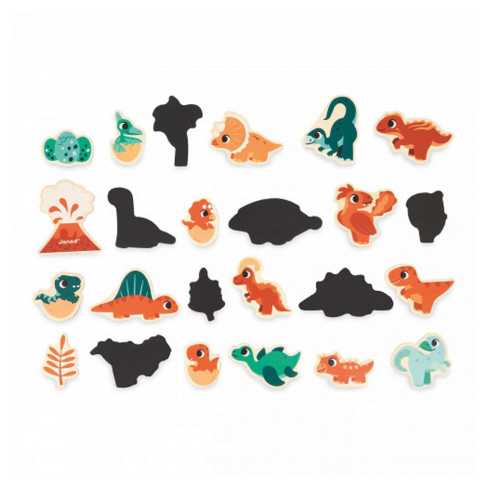 Voir la diapositive 5 : Juratoys-Janod Magnets Dinosaures 24 pièces
