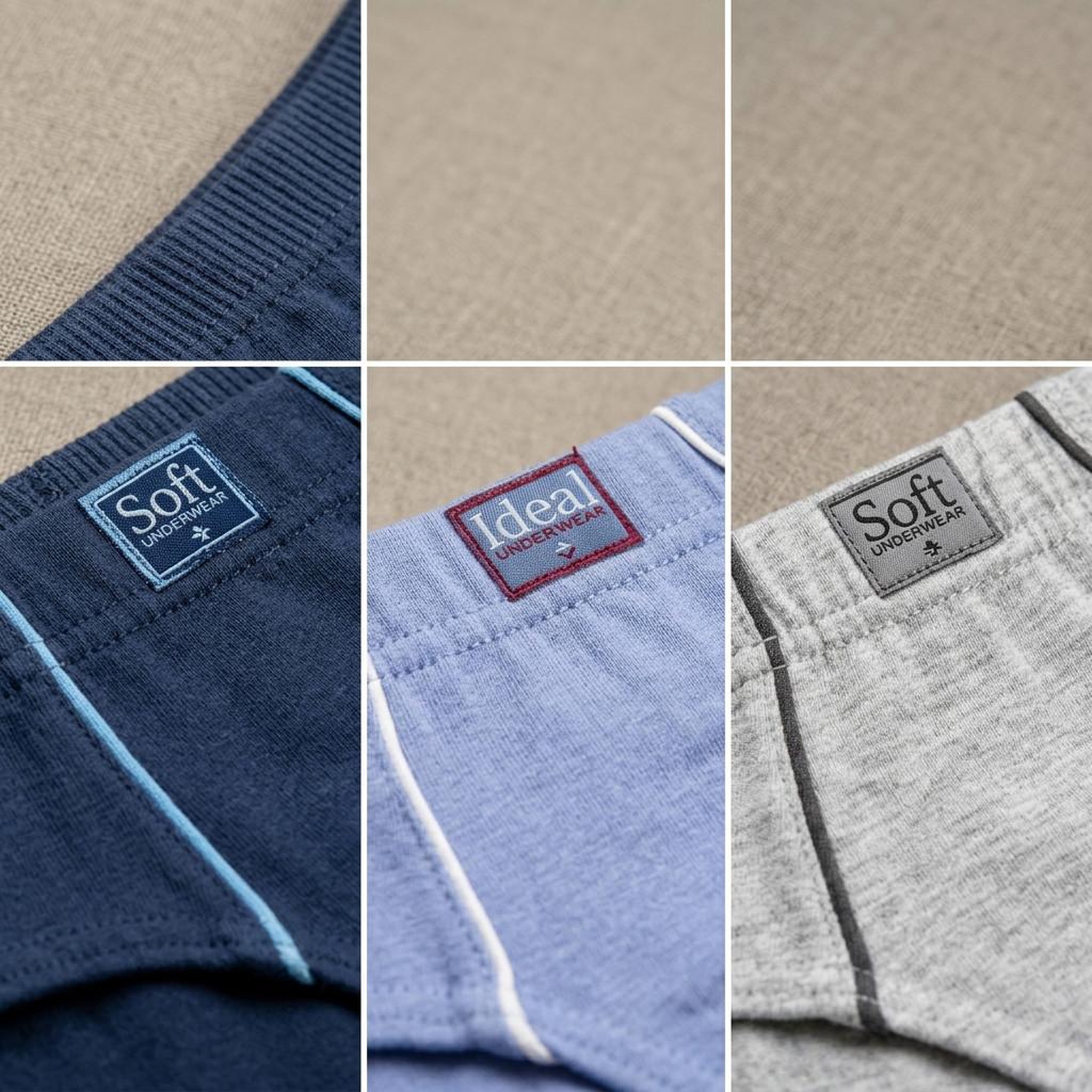 Voir la diapositive 5 : OZABI OZABI Pack Slips Homme 100% Coton – Lot de 6