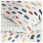Voir la diapositive 2 : TODAY Parure housse de couette en coton 57 fils SARA