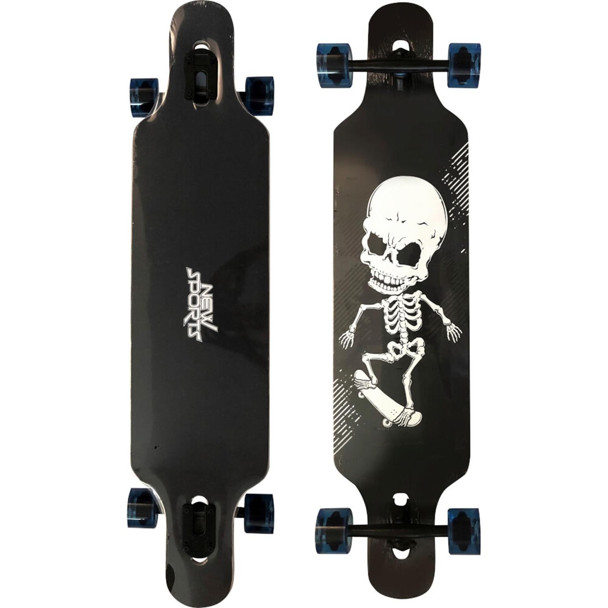 VEDES Planche Longboard Skull Squelette ABEC 9