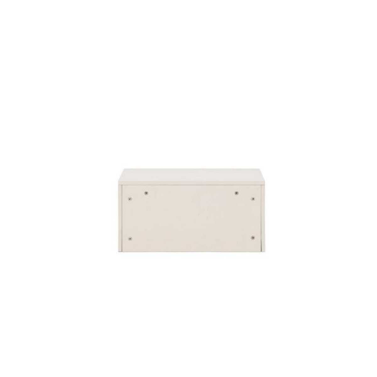 Paris Prix Table de Chevet 2 Tiroirs  Nice  29cm Beige