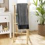 Voir la diapositive 3 : Paris Prix Drap de Douche  Majesty  70x130cm Anthracite