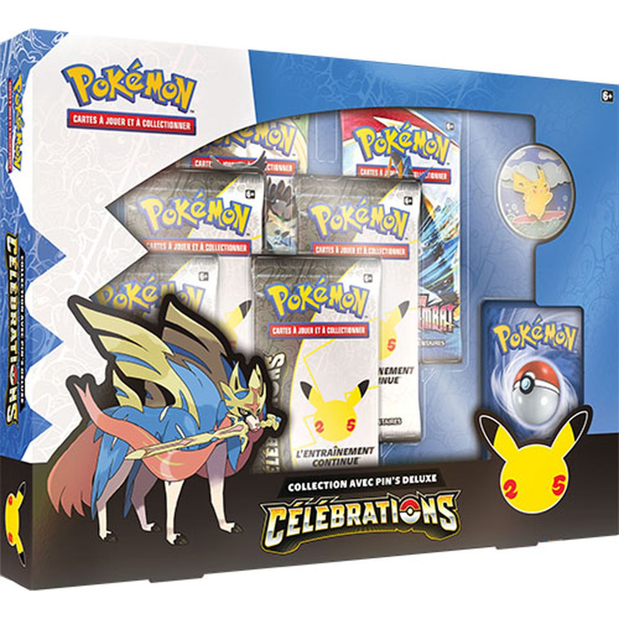ASMODEE Pokémon JCC - Pin Box - 25ème anniversaire 