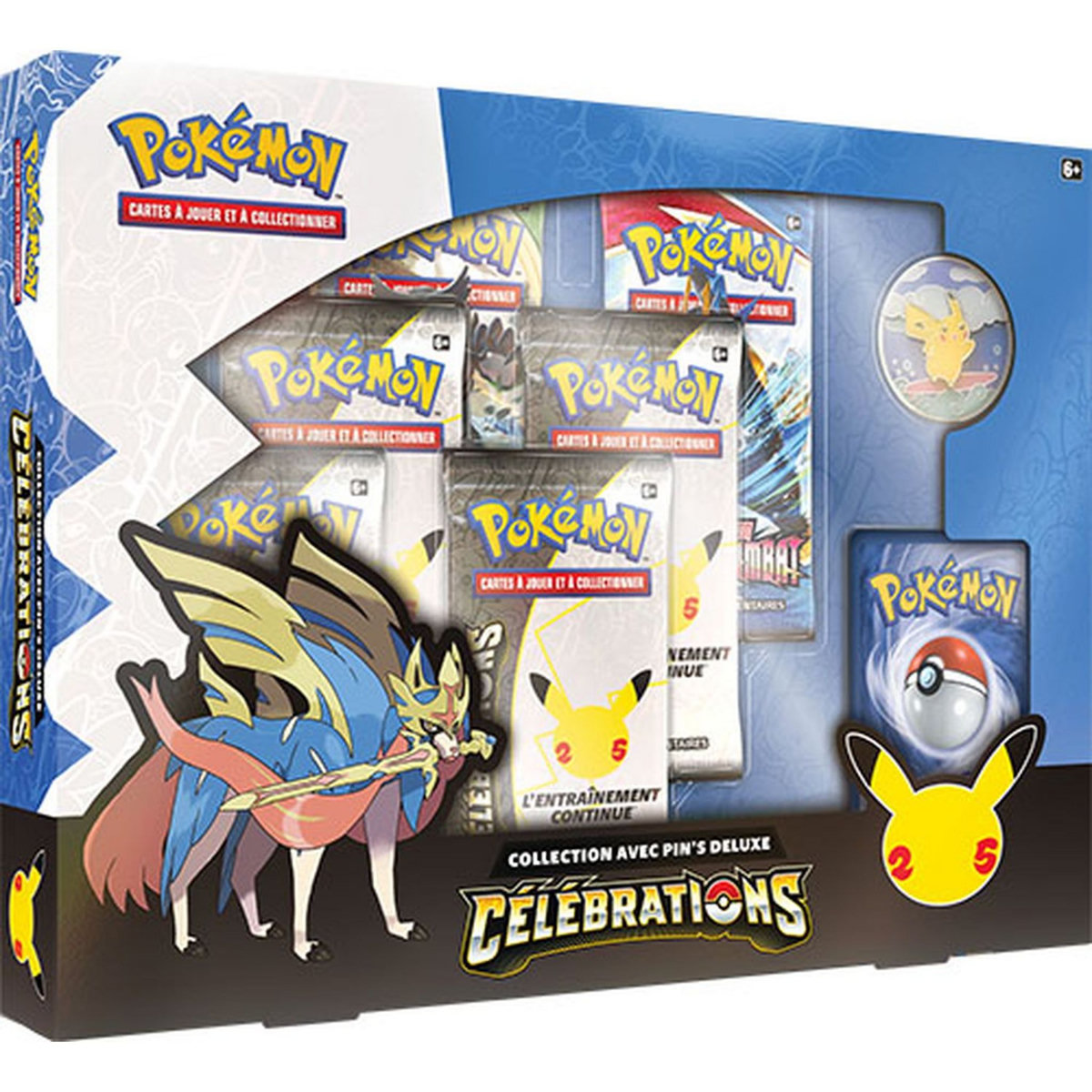 ASMODEE Pokémon JCC - Pin Box - 25ème anniversaire 