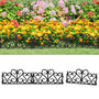 Voir la diapositive 1 : VIDAXL Bordures de pelouse 17 pcs Noir 10 m PP