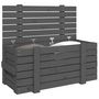 Voir la diapositive 4 : VIDAXL Boîte de rangement Gris 91x40,5x42 cm Bois massif de pin