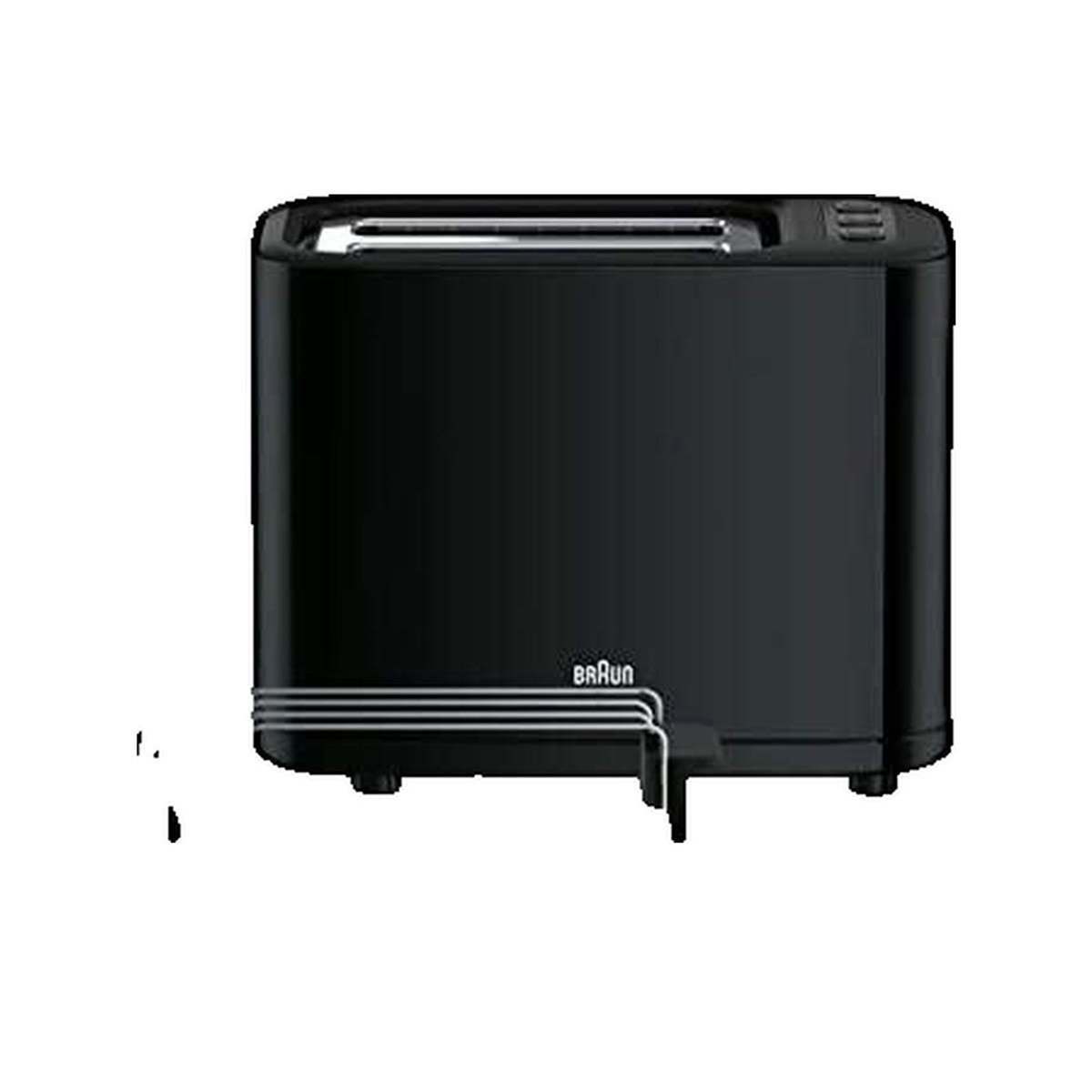 BRAUN Grille-pain Braun HT3010BK 1000 W 2 tranches 7 niveaux de brunissage