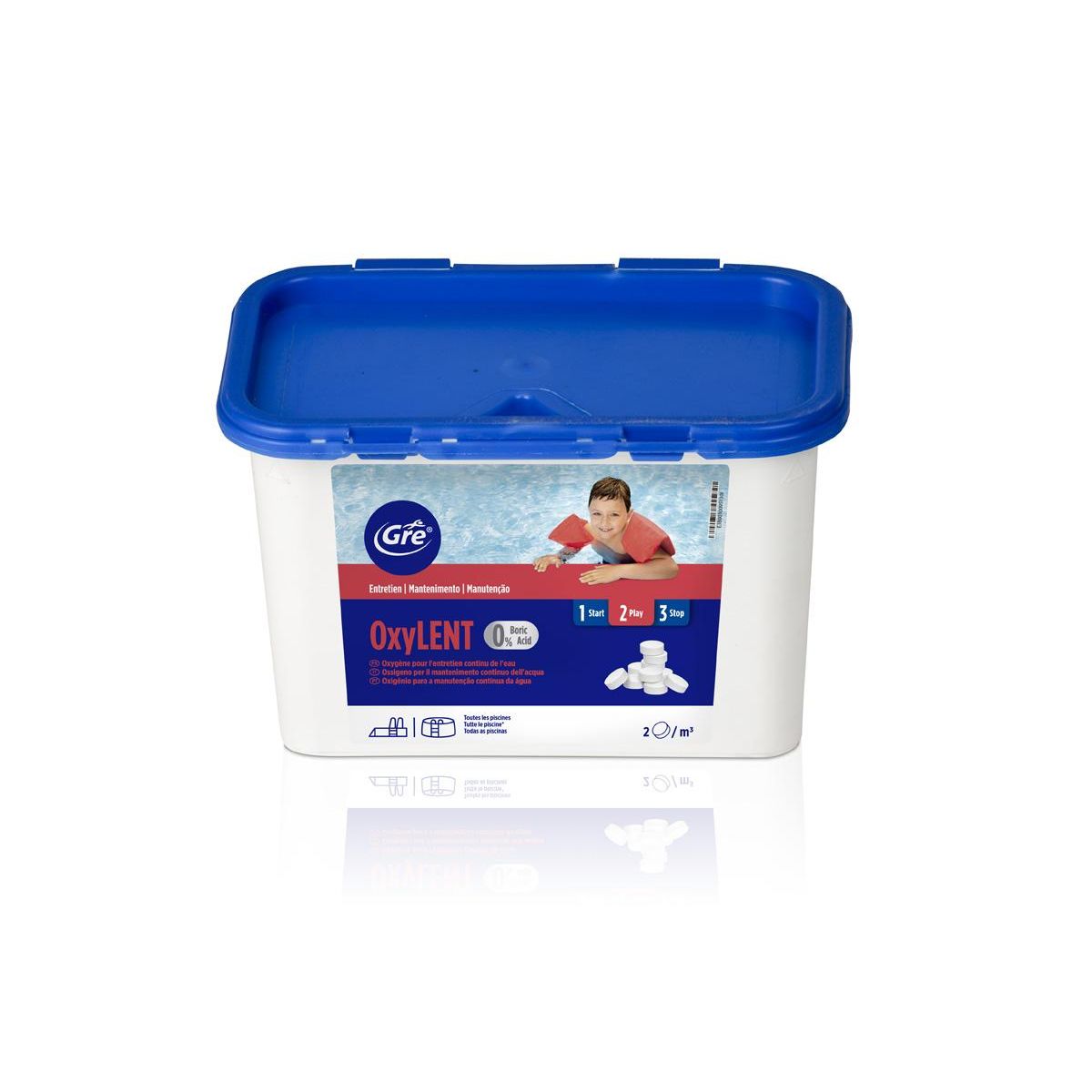 GRE Oxygène actif sans acide borique 1,2 kg - Gré