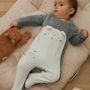 Voir la diapositive 5 : Petit Béguin Pyjama bébé en velours ouverture zippée Rêverie
