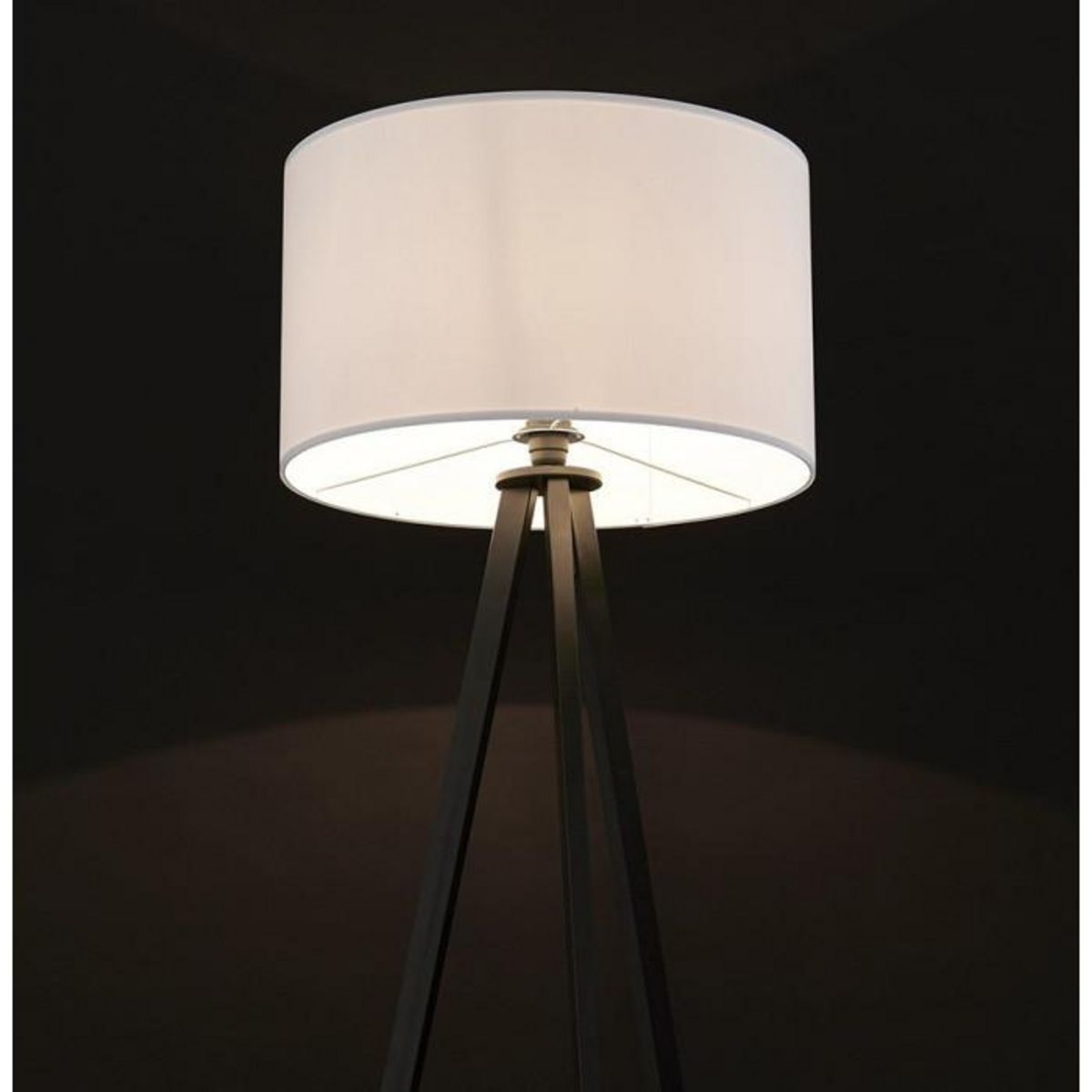 Paris Prix Lampadaire Trépied  Fidelio  159cm Noir & Blanc