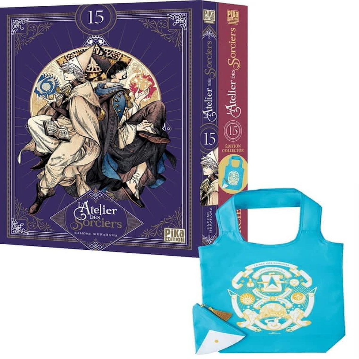 L'ATELIER DES SORCIERS TOME 15 : AVEC LE SAC DES SORCIERS ET SA POCHETTE. EDITION COLLECTOR, Shirahama Kamome