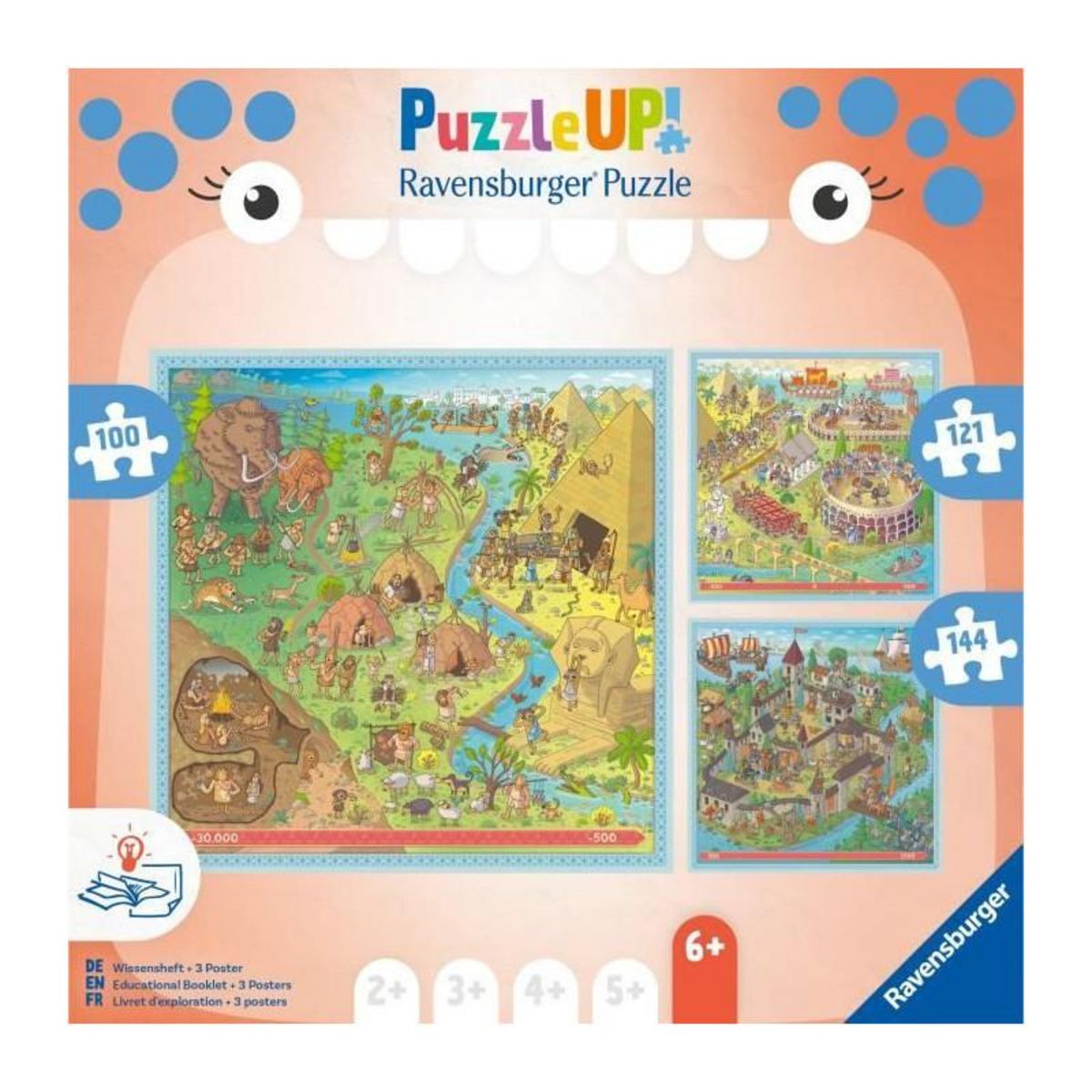 RAVENSBURGER Puzzle Enfant, Puzzle UP!, Histoire, des 6 ans, Puzzle de qualité supérieure, Carton épais et résistant, 12004005, Ravensbur