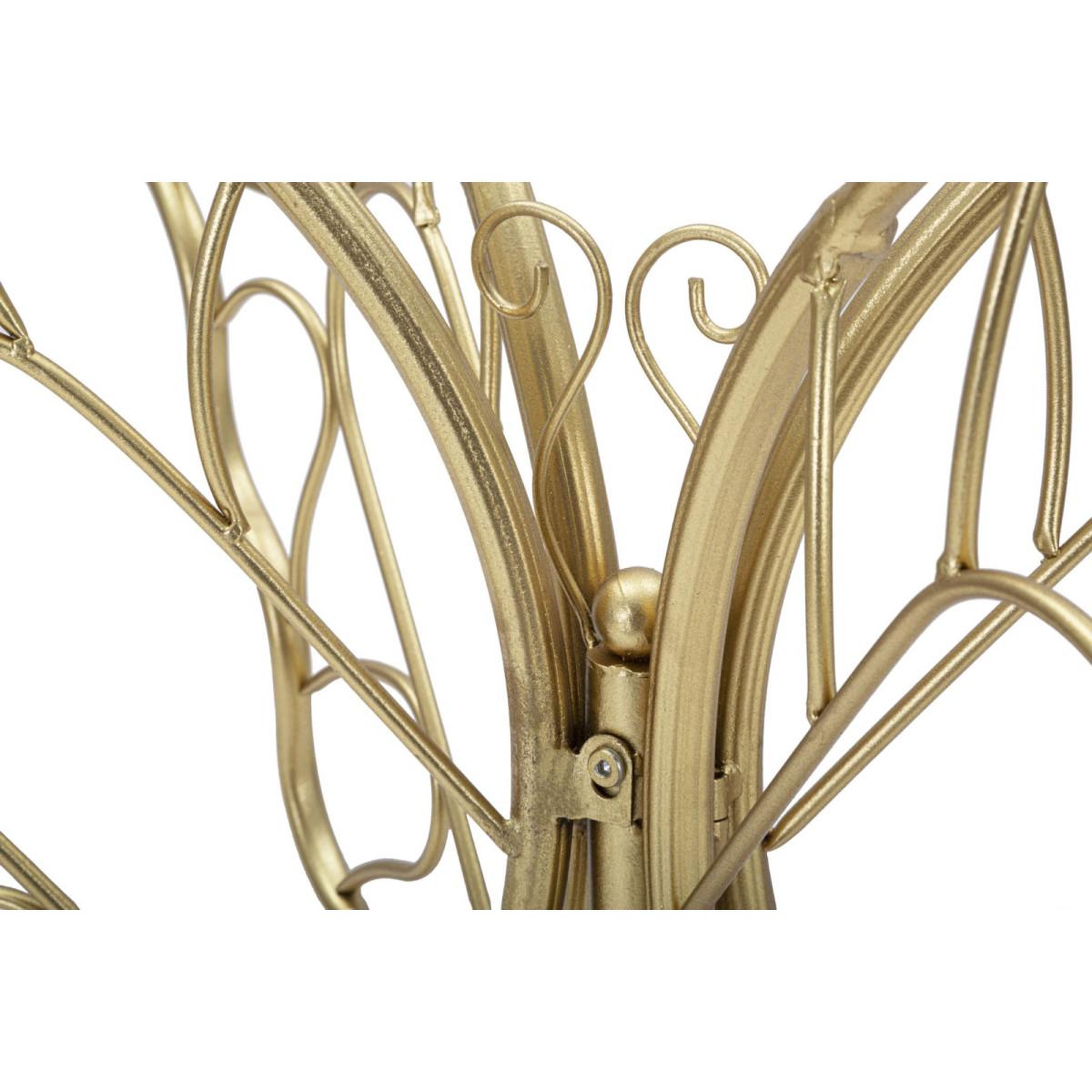 Voir la diapositive 3 : Paris Prix Console design  butterfly  110cm or