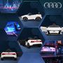 Voir la diapositive 4 : HOMCOM Véhicule électrique enfant Audi RS e-tron GT V. max. 5 Km/h télécommande effets sonores + lumineux blanc