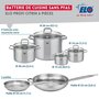 Voir la diapositive 2 : ELO Ensemble de 2 Poêles de cuisson 24 et 32 cm et 4 faitouts 12, 14, 20 et 26 cm Elo Profi Citrin