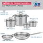 Voir la diapositive 2 : ELO Ensemble de 2 Poêles de cuisson 24 et 32 cm et 4 faitouts 12, 14, 20 et 26 cm Elo Profi Citrin