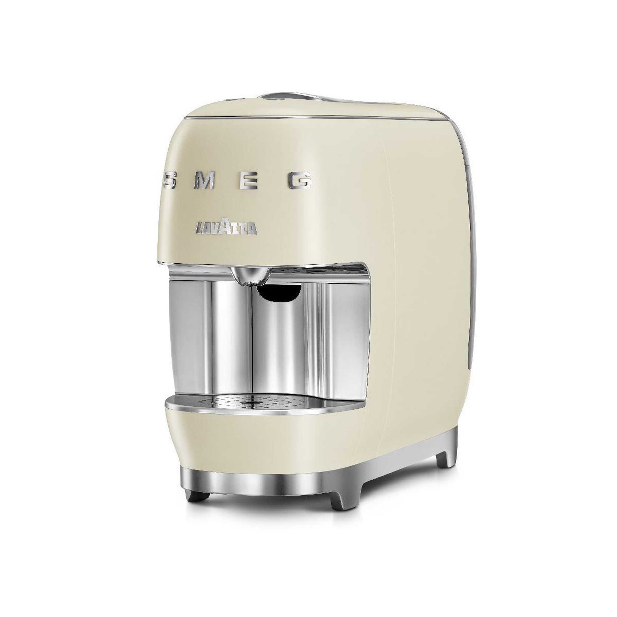 Voir la diapositive 3 : LAVAZZA Cafetière à dosette smeg crème