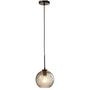 Voir la diapositive 2 : Paris Prix Lampe Suspension en Verre  Boule Pois  36cm Gris