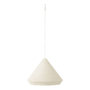 Voir la diapositive 1 : Paris Prix Lampe Suspension en Raphia  Cône  52cm Blanc