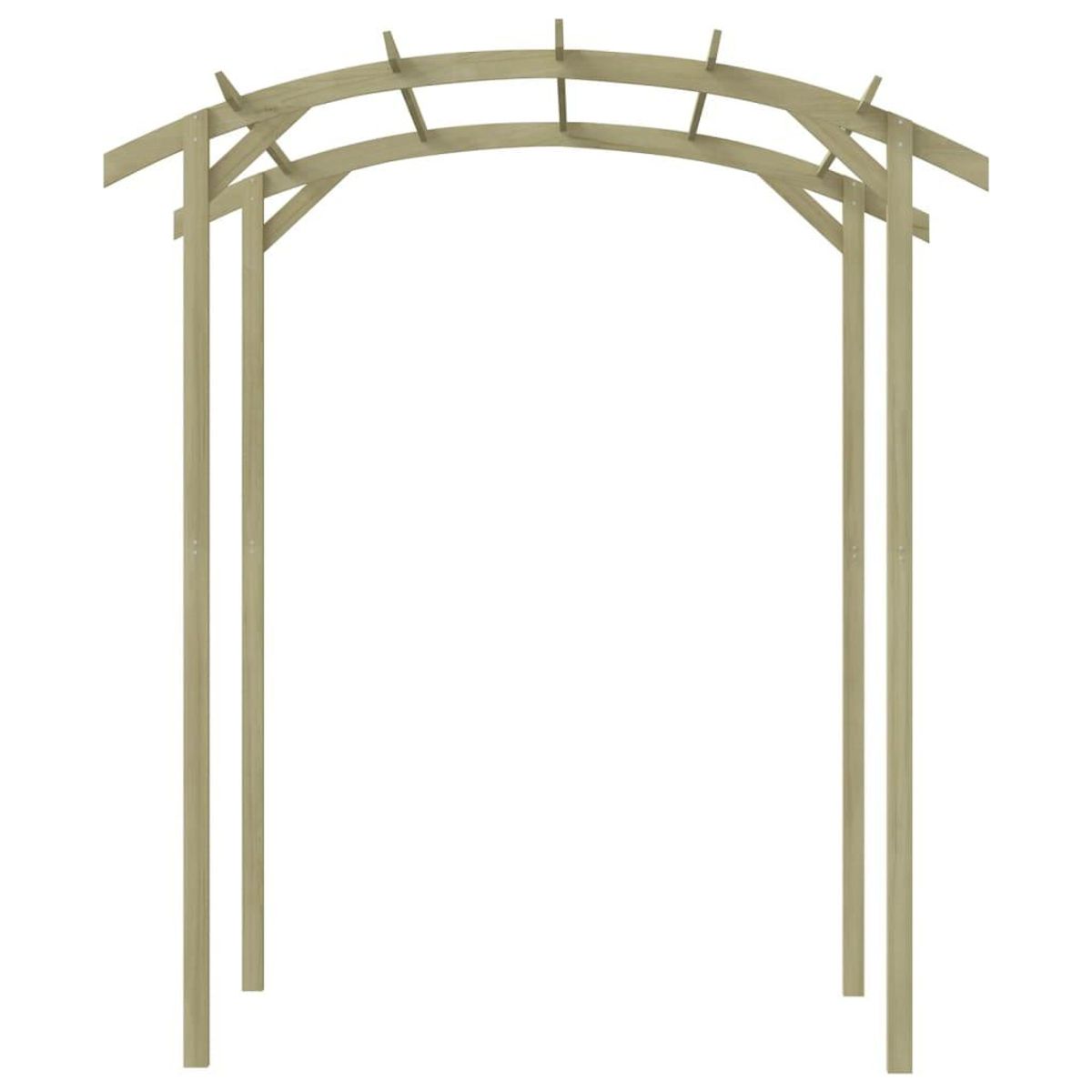 VIDAXL Pergola de jardin 180x197x210 cm Bois de pin impregne