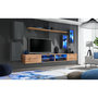 Voir la diapositive 2 : Paris Prix Ensemble Meuble TV  Switch XXV  280cm Gris & Naturel